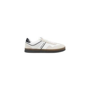 Tommy Hilfiger Jeans Black Leather Low Top Men's Sneakers